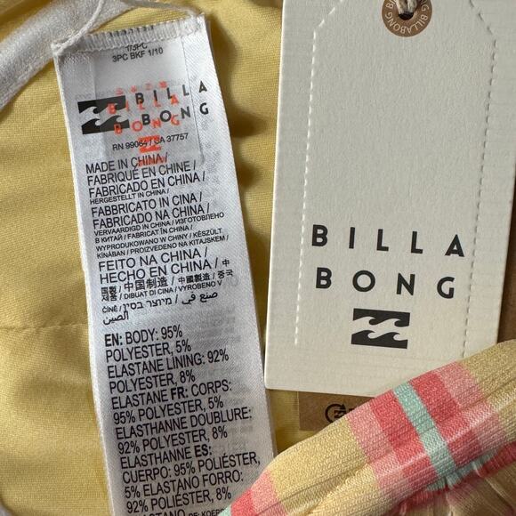 Billabong Small (8) Sunchaser Kenzley Bikini Top Underwire UPF 50 Lined New - Picture 8 of 13